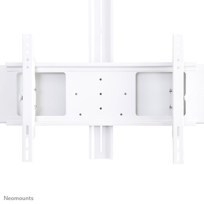 Neomounts NS-M1500 biały to mobilny mebel na ekrany płaskie do 65 cali (165 cm). W zestawie półka na laptopa - biały
