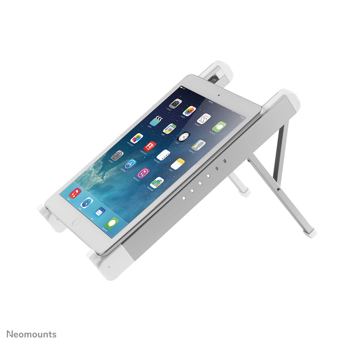 Neomounts składana podstawka pod laptopa - srebrna