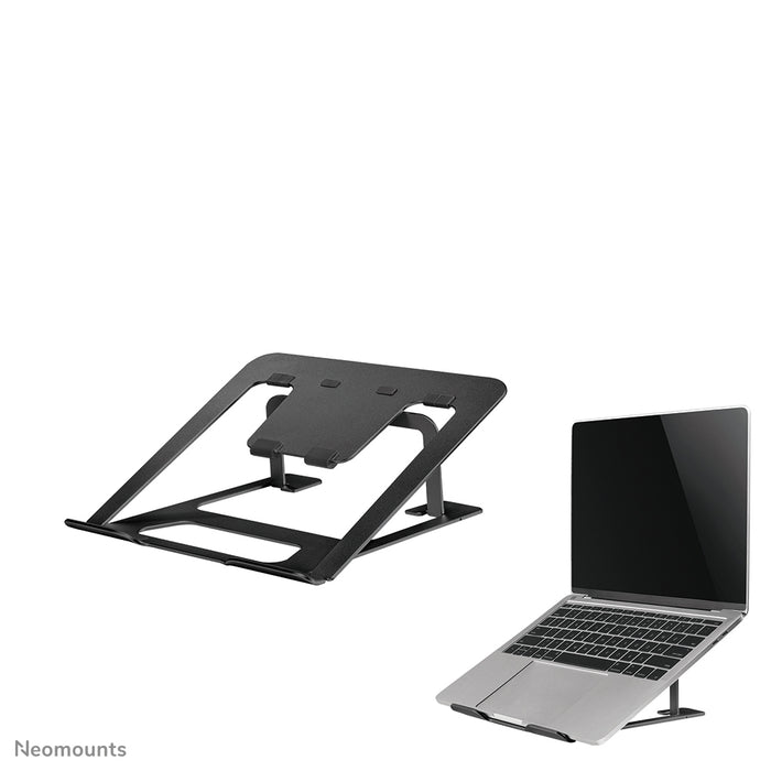 Neomounts NSLS085 czarna składana podstawka pod laptopa do 17 cali - czarna