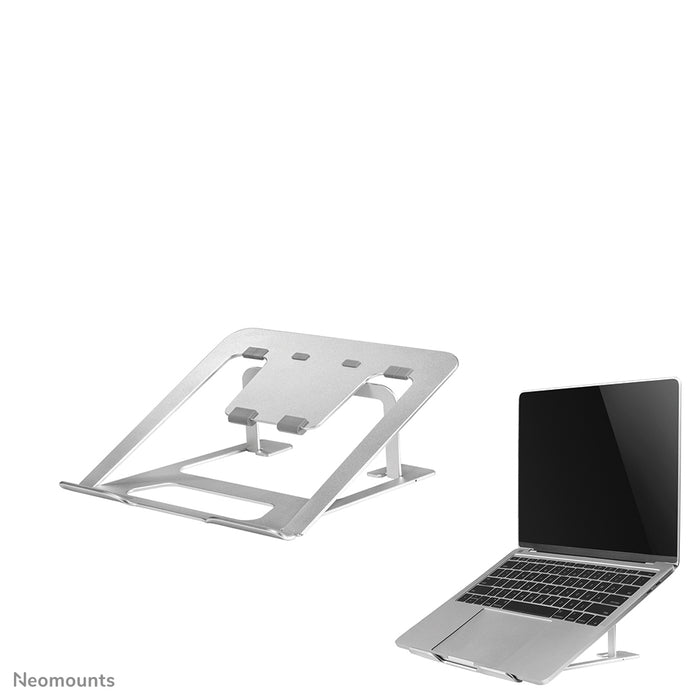 Neomounts składana podstawka pod laptopa - srebrna