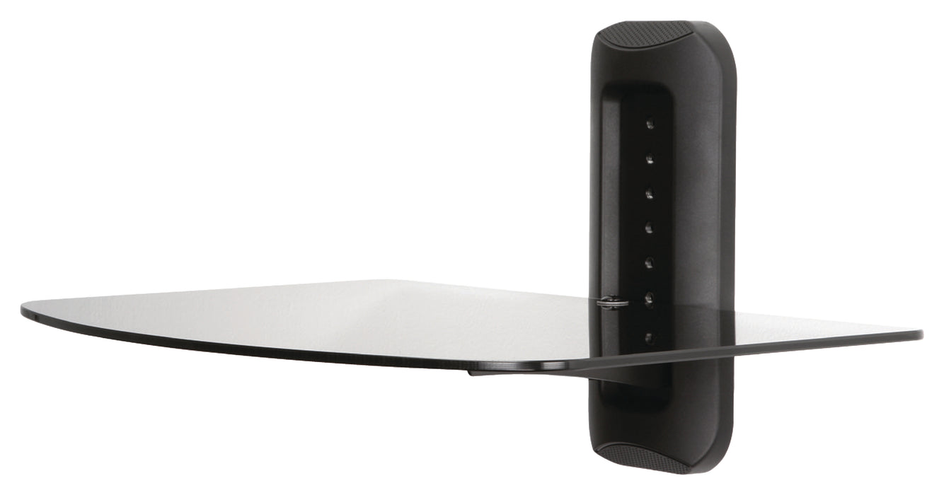 Półka audio-wideo ze szklaną płytą 420 x 290 x 230 mm - 9,9 kg