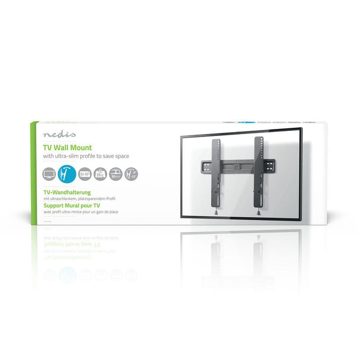 Uchwyt ścienny do TV z funkcją pochylania | 32 - 55" | Maks. 35 kg | Kąt pochylenia 12°