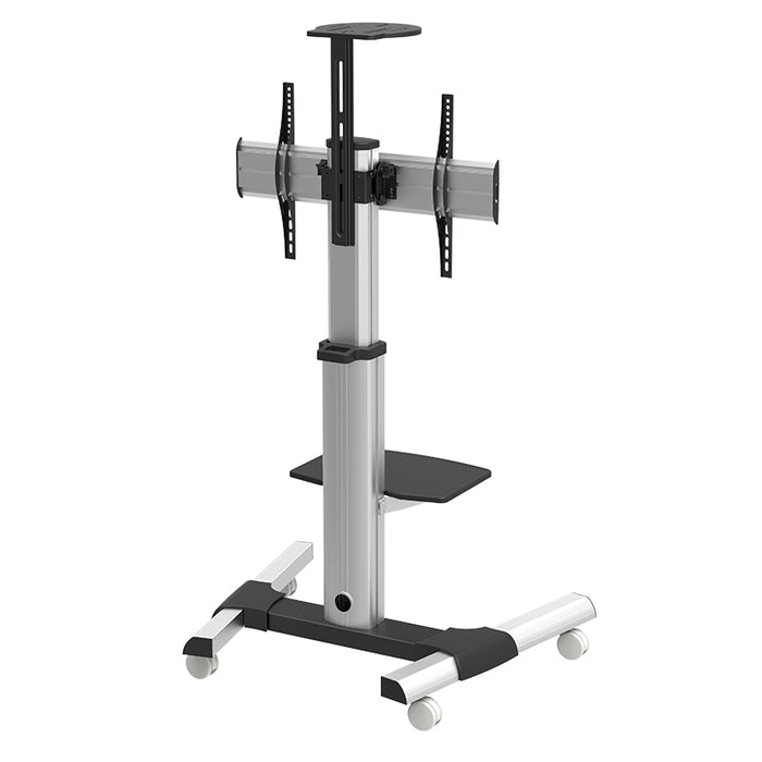 Wolff Mount Solidna mobilna podstawa pod telewizor | Uniwersalna | Aluminium | Ekrany do 70 cali | Wysokość 210 cm