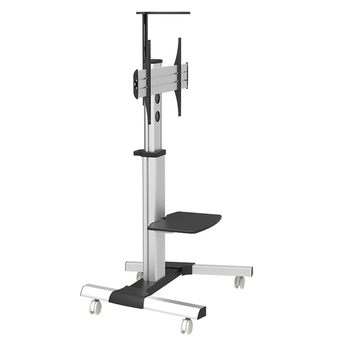 Wolff Mount Solidna mobilna podstawa pod telewizor | Uniwersalna | Aluminium | Ekrany do 70 cali | Wysokość 210 cm