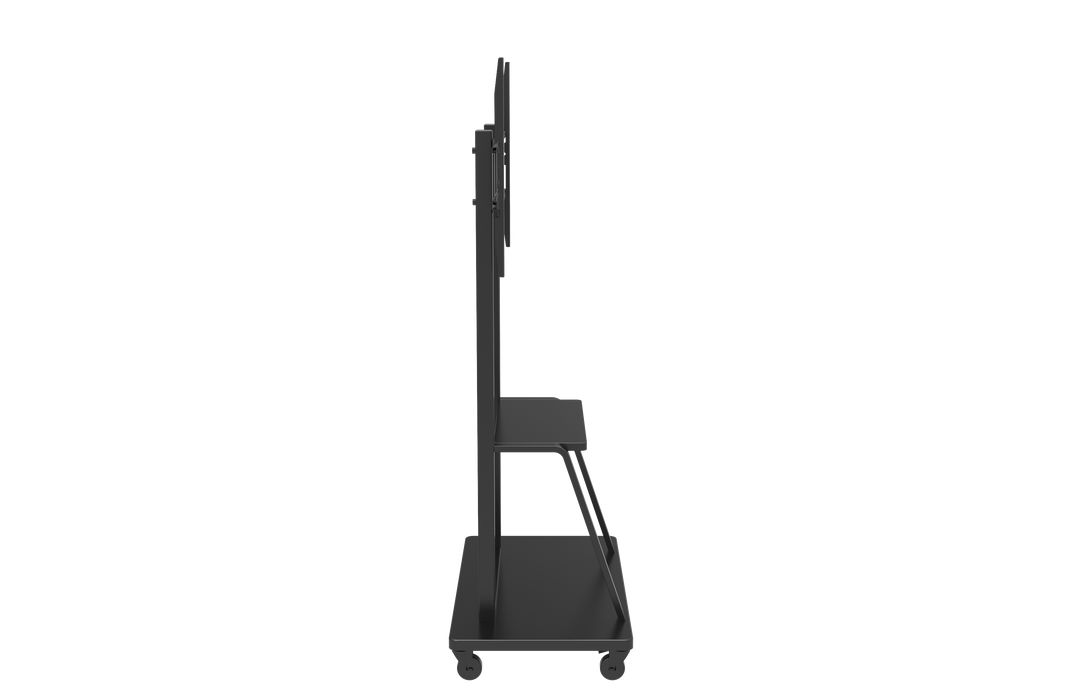 Wolff Mount Mobilny mebel prezentacyjny do TV | Ekrany 55-100 cali | Waga do maks. 130 kg | VESA 600x800 | Uniwersalny