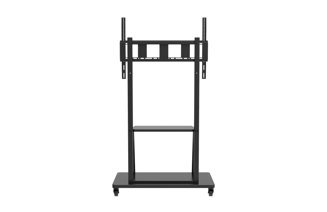 Wolff Mount Mobilny mebel prezentacyjny do TV | Ekrany 55-100 cali | Waga do maks. 130 kg | VESA 600x800 | Uniwersalny