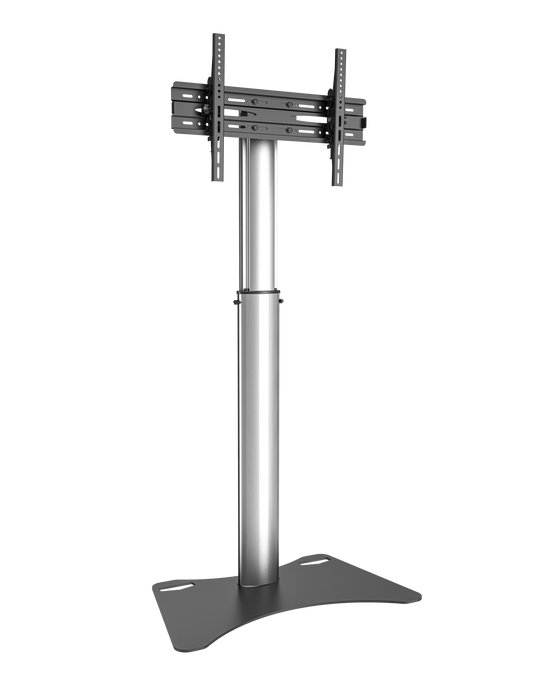 Wolff Mount Uniwersalna aluminiowa regulowana smukła podstawa pod telewizor | 32 - 70 cali | Kolumna prezentacyjna | VESA 800x400 | 10 lat gwarancji