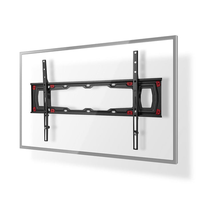 Stały uchwyt do TV do płyt gipsowych | 37 - 70" | Maks. 40 kg | 28 mm odległości od ściany | Czarny