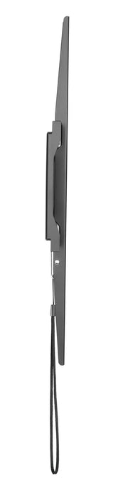Wolff Mount platte muurbeugel voor Samsung 37–90 inch – zijaanzicht van het platte profiel
