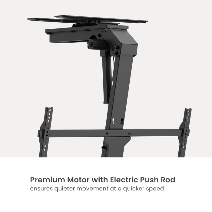Wolff Mount Elektryczny Uchwyt Sufitowy do TV do 86 cali | 45kg | VESA 800x400