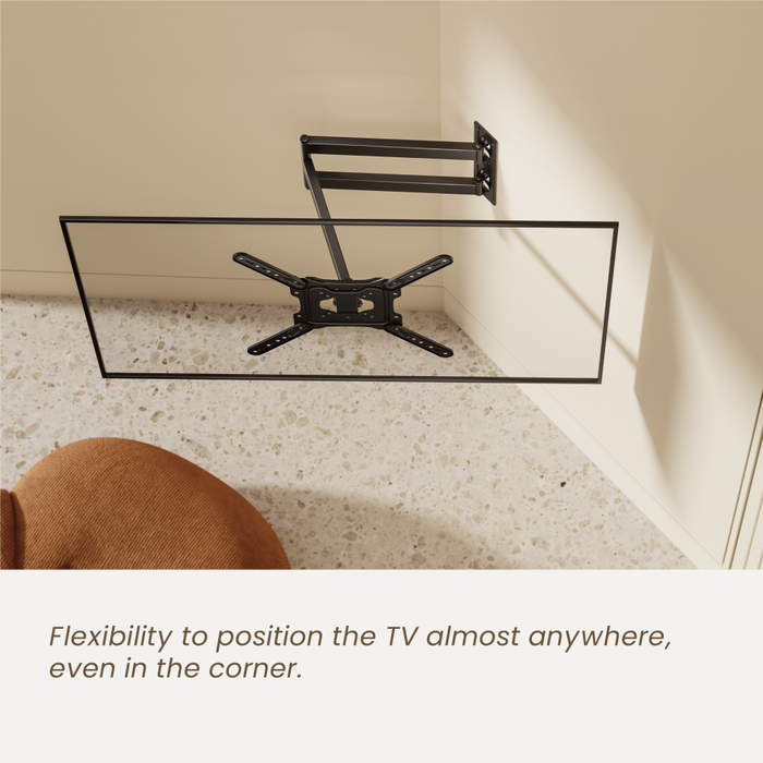 Wolff Mount Długi uchwyt TV do Philips 32-65 cali (73 cm od ściany) | Uniwersalny | VESA 400x400