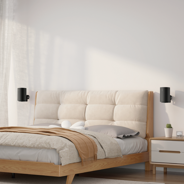 Wolff Mount uchwyty ścienne do Sonos Era 100 i Era 300 – zestaw 2 sztuki, czarne