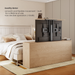 Wolff Mount TVB-120 – Elektrische TV-lift verticaal tot 80 inch TV en 60 kg met APP en afstandsbediening 106 cm