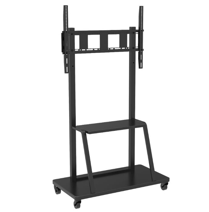 Wolff Mount Mobilny mebel prezentacyjny do TV | Ekrany 55-100 cali | Waga do maks. 130 kg | VESA 600x800 | Uniwersalny