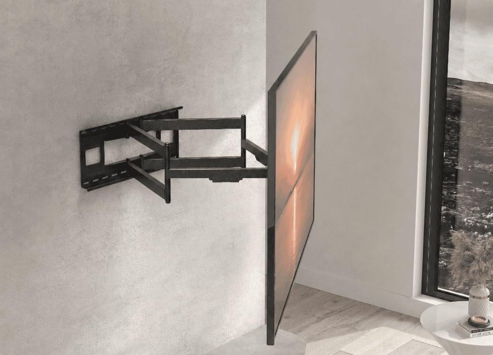 Wolff Mount Solidny uchwyt do telewizora do 90 cali |1 metr od ściany! |Uniwersalny |VESA 800x400 |Stabilny z 2 ramionami