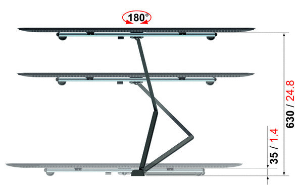 Uchwyt ścienny Vogels Ultra THIN 345