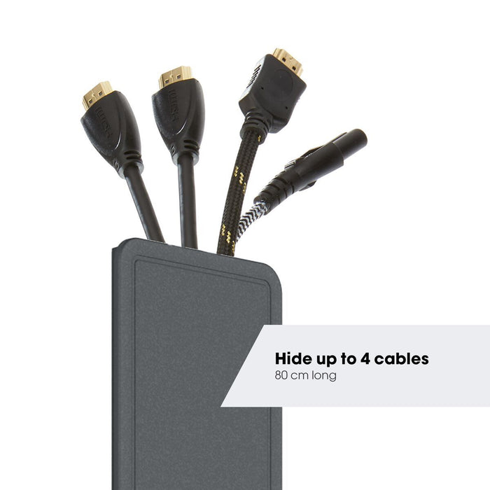 Korytko kablowe Vogel's cable 4 czarne 80 cm